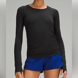 LULULEMON Swiftly Tech Long Sleeve Shirt 2.0 Black Size 6